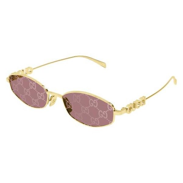 GUCCI GG1802S 002 55 - Metal full Gucci Gold Ladies - Image 3