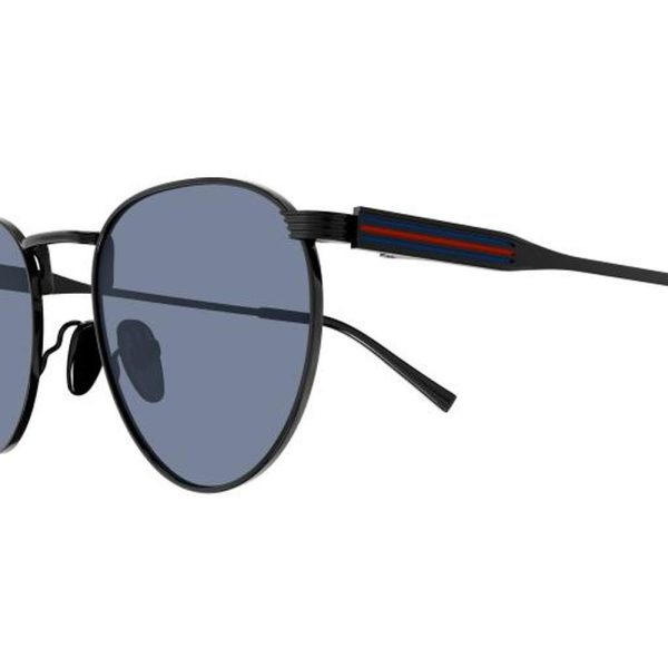 GUCCI GG1875S 004 48 - Metal full Gucci Black Round - Image 3
