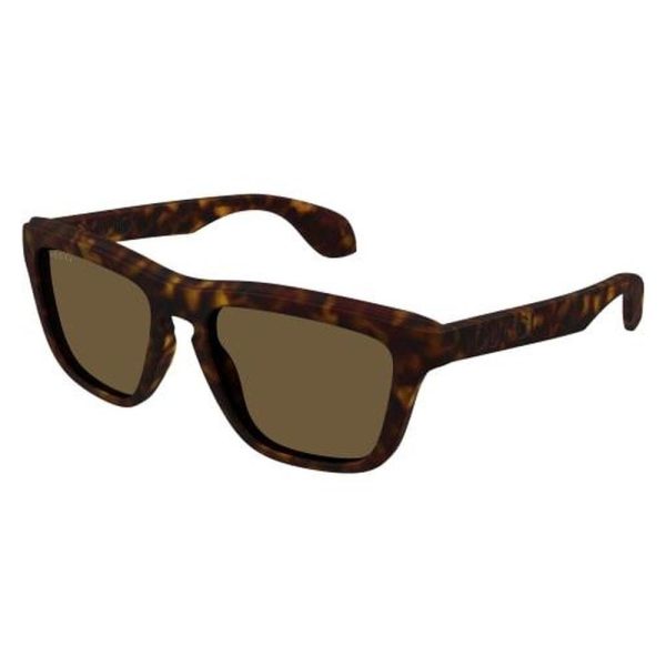 GUCCI GG1571S 002 55 - Sheet full Gucci Brown Square - Image 3