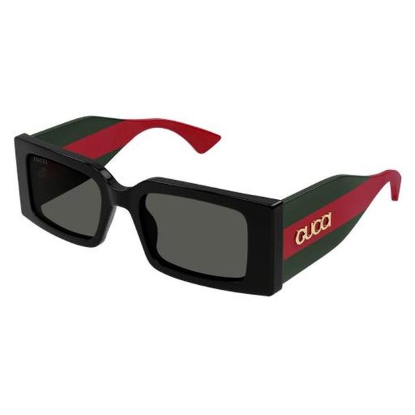 GUCCI GG1860S 001 52 - Sheet full Gucci Black red Square - Image 3
