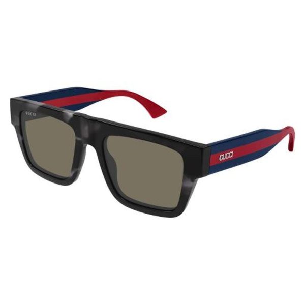 GUCCI GG1868S 004 53 - Sheet full Gucci Black red Square - Image 3