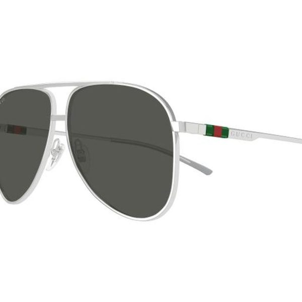 GUCCI GG1677S 001 62 - Metal full Gucci Silver Aviator - Image 3