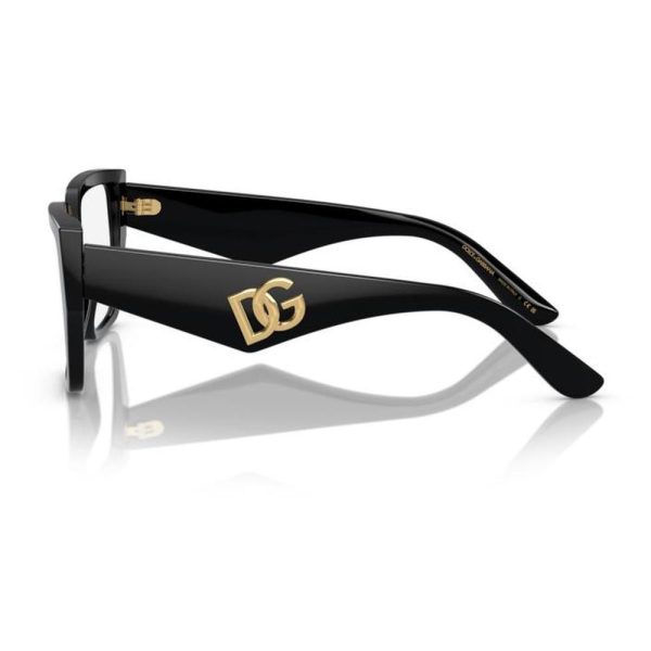 DOLCE & GABBANA DG3373 501 55 - Sheet full DOLCE&GABBANA Black Ladies - Image 3