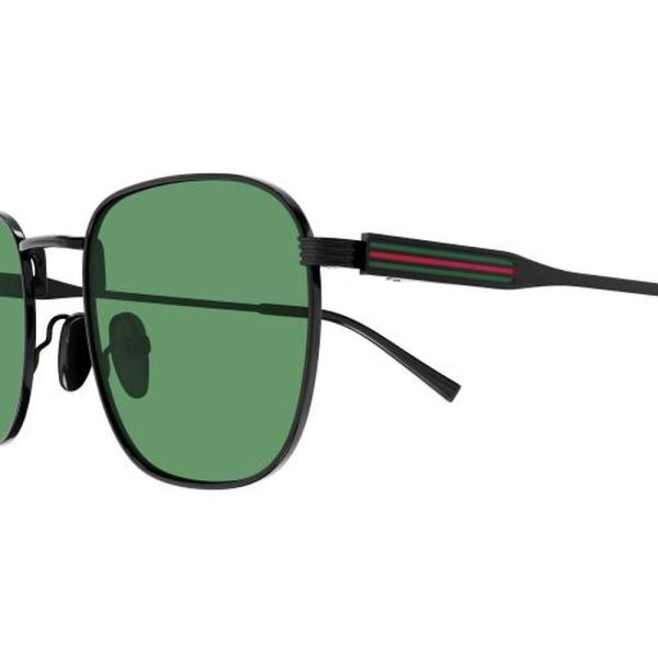 GUCCI GG1876S 004 50 - Metal full Gucci Black Round - Image 3