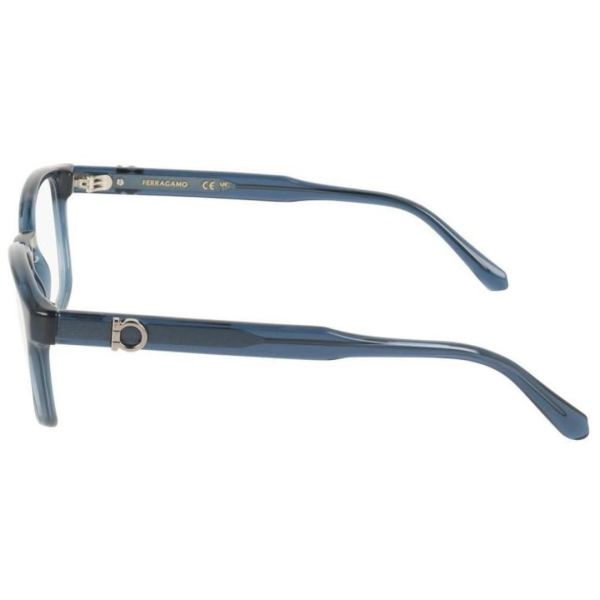 SALVATORE FERRAGAMO SF3027E 432 52 - Sheet full SALVATORE FERRAGAMO Blue Square - Image 3