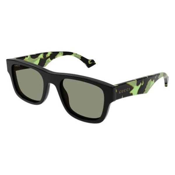 GUCCI GG1427S 005 53 - Sheet full Gucci GREEN Square - Image 3