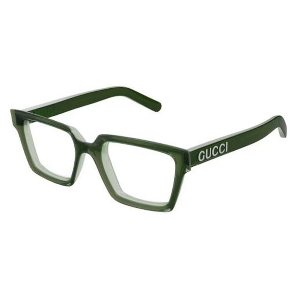 GUCCI GG1725O 004 52 - Sheet full Gucci GREEN Square - Image 3