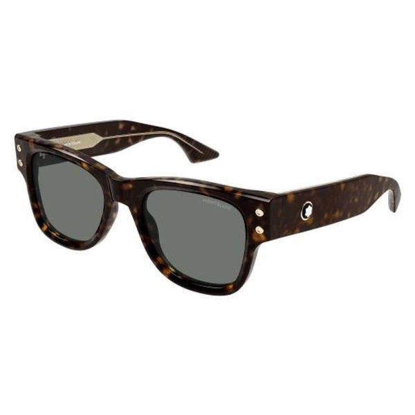 MONT BLANC MB0381S 002 54 - Sheet full MONT BLANC Brown Square - Image 3