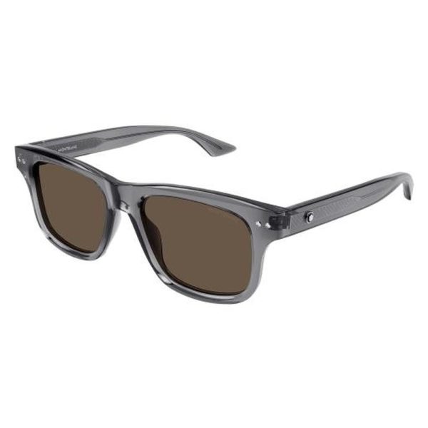 MONT BLANC MB0319S 004 55 - Sheet full MONT BLANC Grey Square - Image 3