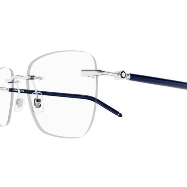 MONT BLANC MB0274O 003 53 - 3 pcs MONT BLANC Silver blue Square - Image 3