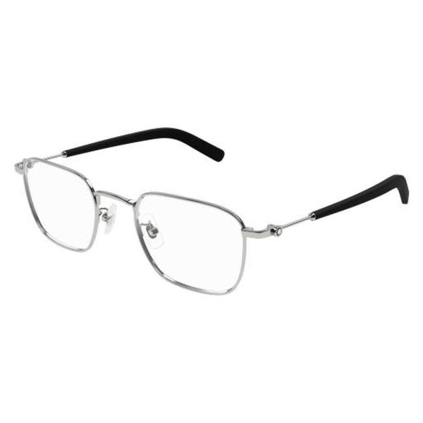 MONT BLANC MB0389O-007 52 - Metal full MONT BLANC Silver black Square - Image 3