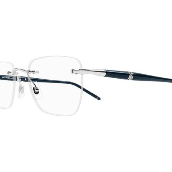 MONT BLANC MB0346O 002 53 - 3 pcs MONT BLANC Silver blue Square - Image 3