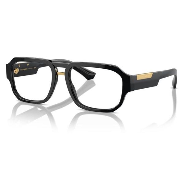 DOLCE & GABBANA DG3389 501 55 - Sheet full DOLCE&GABBANA Black Square - Image 3