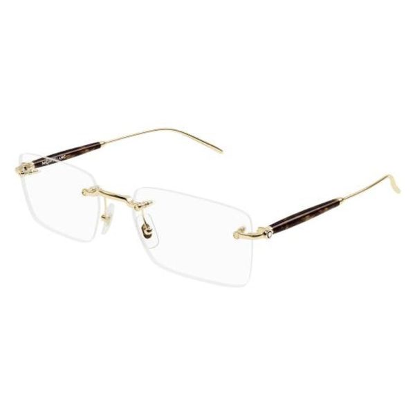 MONT BLANC MB0411O 002 55 - 3 pcs MONT BLANC Gold brown Square - Image 3