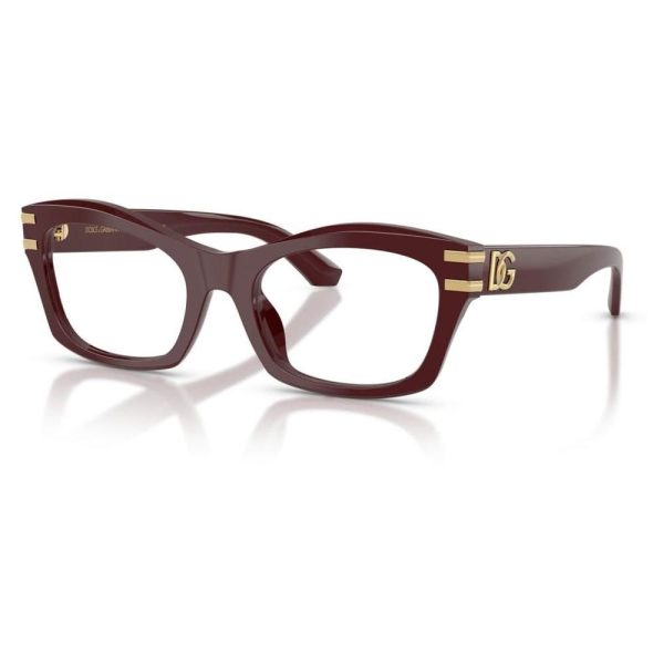 DOLCE & GABBANA DG3420 3091 52 - Sheet full DOLCE&GABBANA MAROON Ladies - Image 3