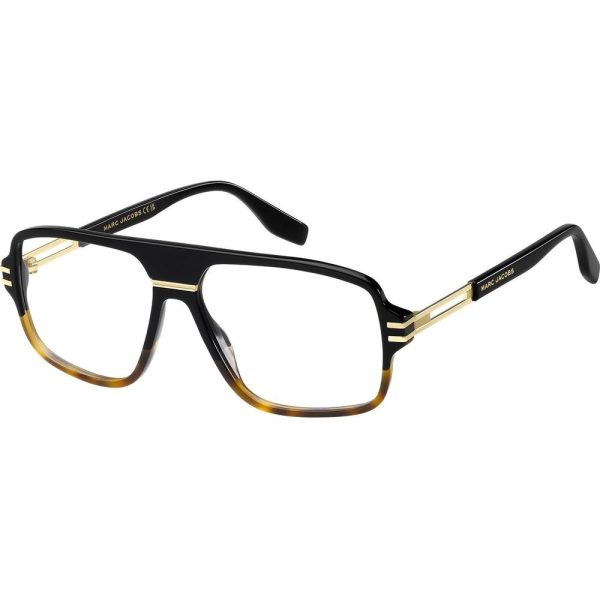 MARC JACOBS MARC 844 W4A 57 - METAL SHEET MARC JACOBS Black gold Square - Image 3