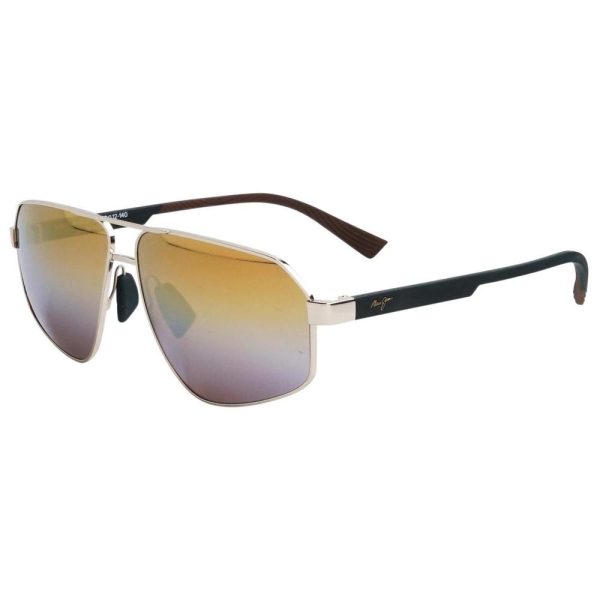 MAUI JIM MJ620 16 60 - Metal full MAUI JIM Gold Square - Image 3
