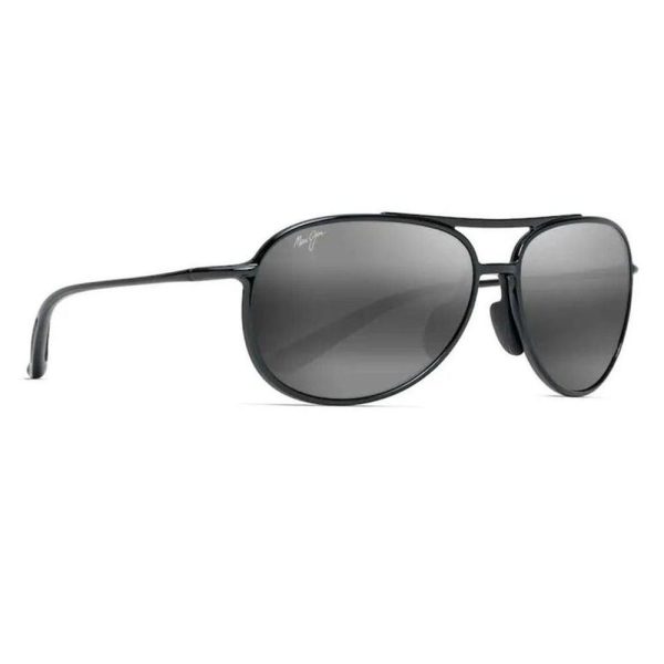 MAUI JIM MJ438 02 60 - Sheet full MAUI JIM Black Aviator - Image 3