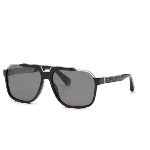 PHILIPP PLEIN PP046M 700 61 - Sheet full PHILIPP PLEIN Silver black Square