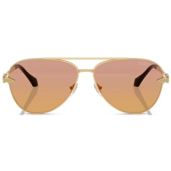 VERSACE VE2283 1002EL 61 - Metal full VERSACE Rose GOLD Aviator