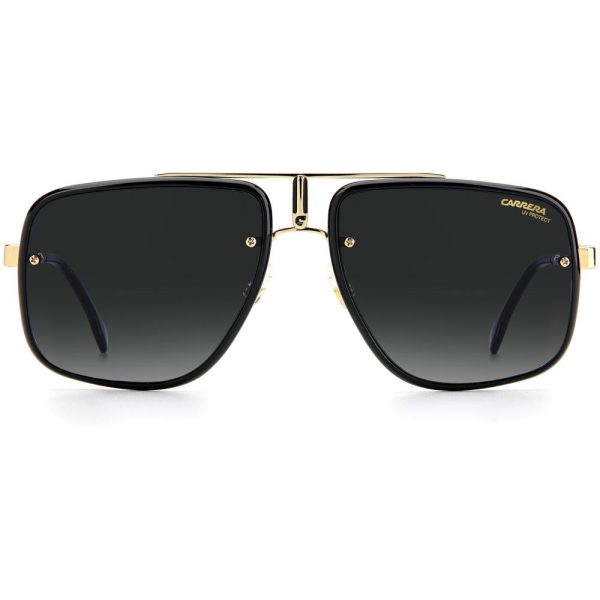 CARRERA CA GLORY II RHL90 - Metal full CARRERA Black gold Square