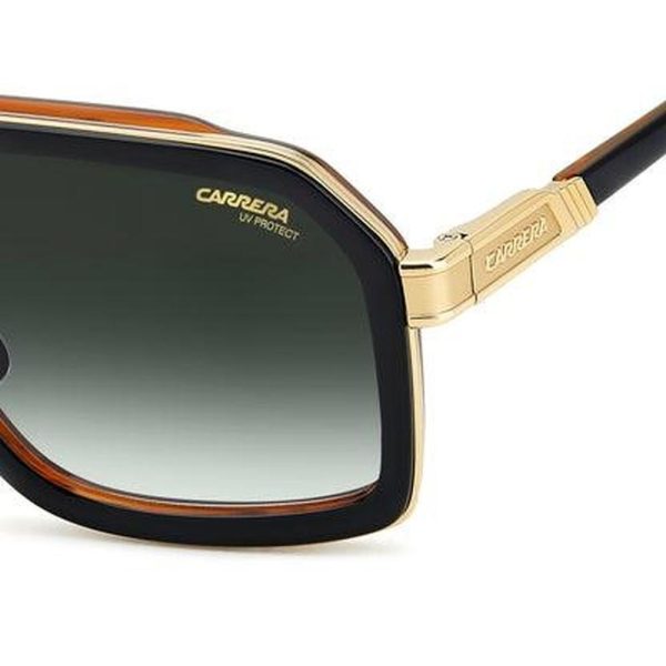 CARERRA CA 1053/S/TI 37N9K 60 - METAL SHEET CARRERA Black gold Square - Image 2