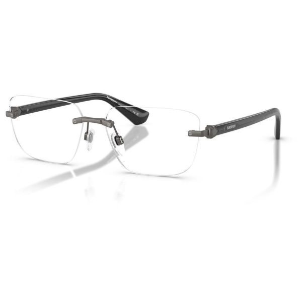 BURBERRY BE 1392 1316 58 - 3 pcs BURBERRY Gunmetal Square - Image 2