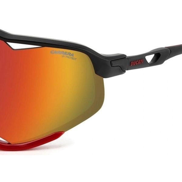 CARRERA CARDUC 055/S BLXUZ 76 - Sheet full CARRERA Black red Square - Image 2