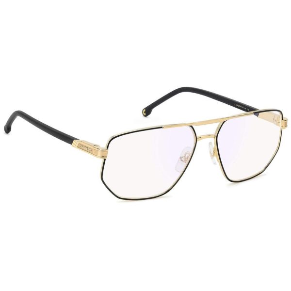 CARRERA 1141 I46 145 - Metal full CARRERA Black gold Square - Image 2
