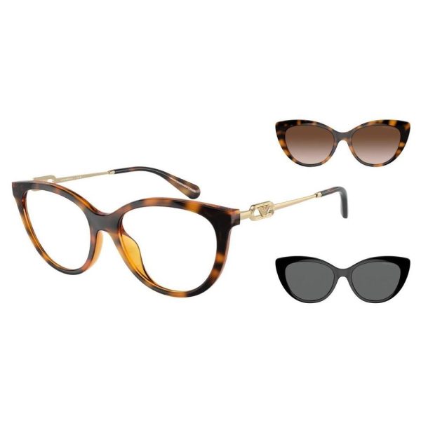 EMPORIO ARMANI EA4213U 50261W 53 C/O - Sheet full EMPORIO ARMANI Havana Cateye - Image 2