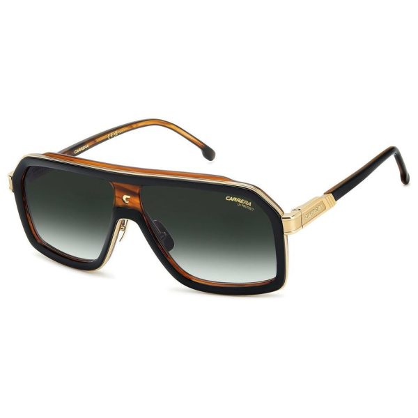 CARERRA CA 1053/S/TI 37N9K 60 - METAL SHEET CARRERA Black gold Square - Image 3