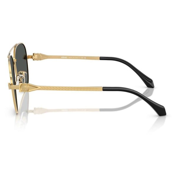 VERSACE VE2283 100287 61 - Metal full VERSACE Gold Aviator - Image 3
