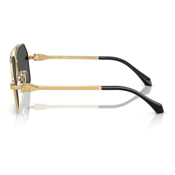 VERSACE VE2284 100287 63 - Metal full VERSACE Gold Square - Image 3