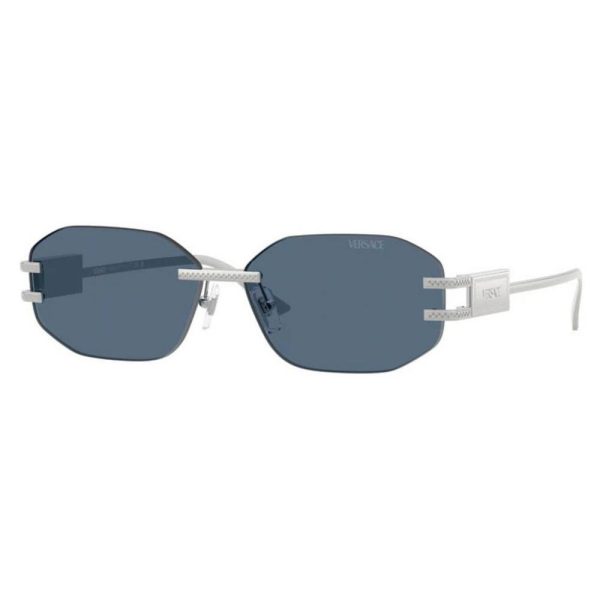 VERSACE VE2274 100080 58 - 3 pcs VERSACE Silver Square - Image 3
