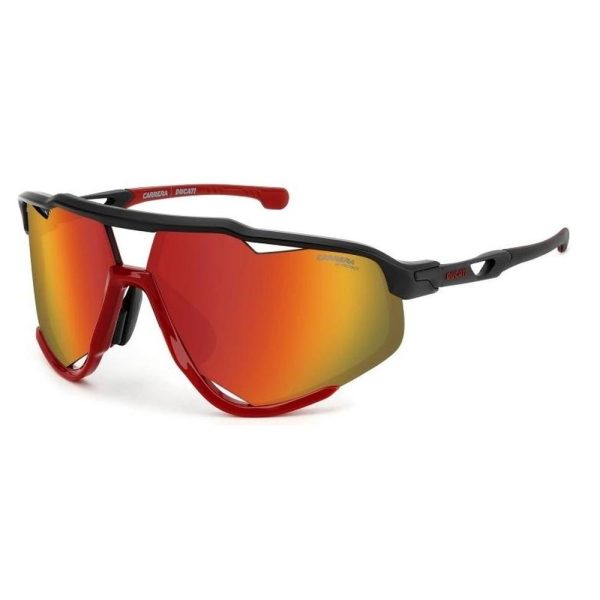 CARRERA CARDUC 055/S BLXUZ 76 - Sheet full CARRERA Black red Square - Image 3