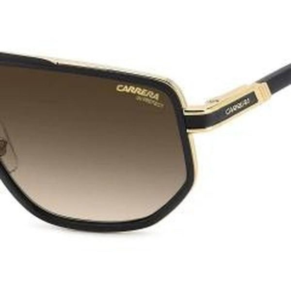 CARRERA 1072/S I4686 61 - METAL SHEET CARRERA Black gold Square - Image 3